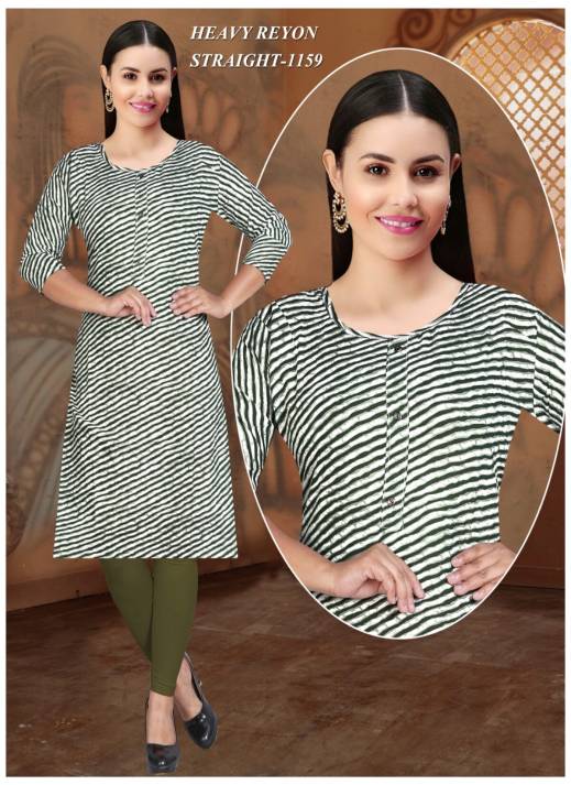 Crepe Kurti Best Collection in Wholesale Market | Ajmera Fashion  in Surat